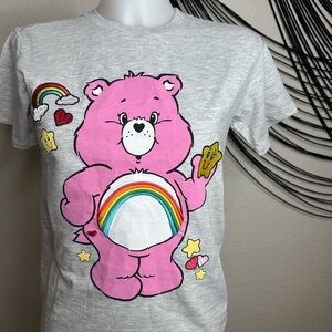 Freeze Gray Care Bears T-Shirt with embroidery